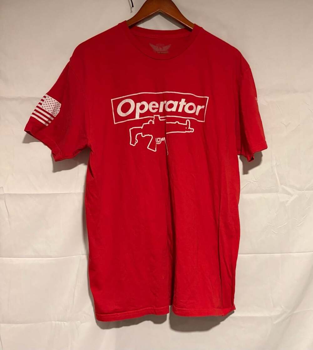 We The People Holsters Operator Graphic T-Shirt Red XL